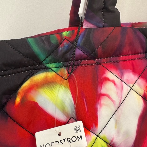 Marc Jacobs Medium Floral Print Quilted Nylon Tote - Picture 4 of 14